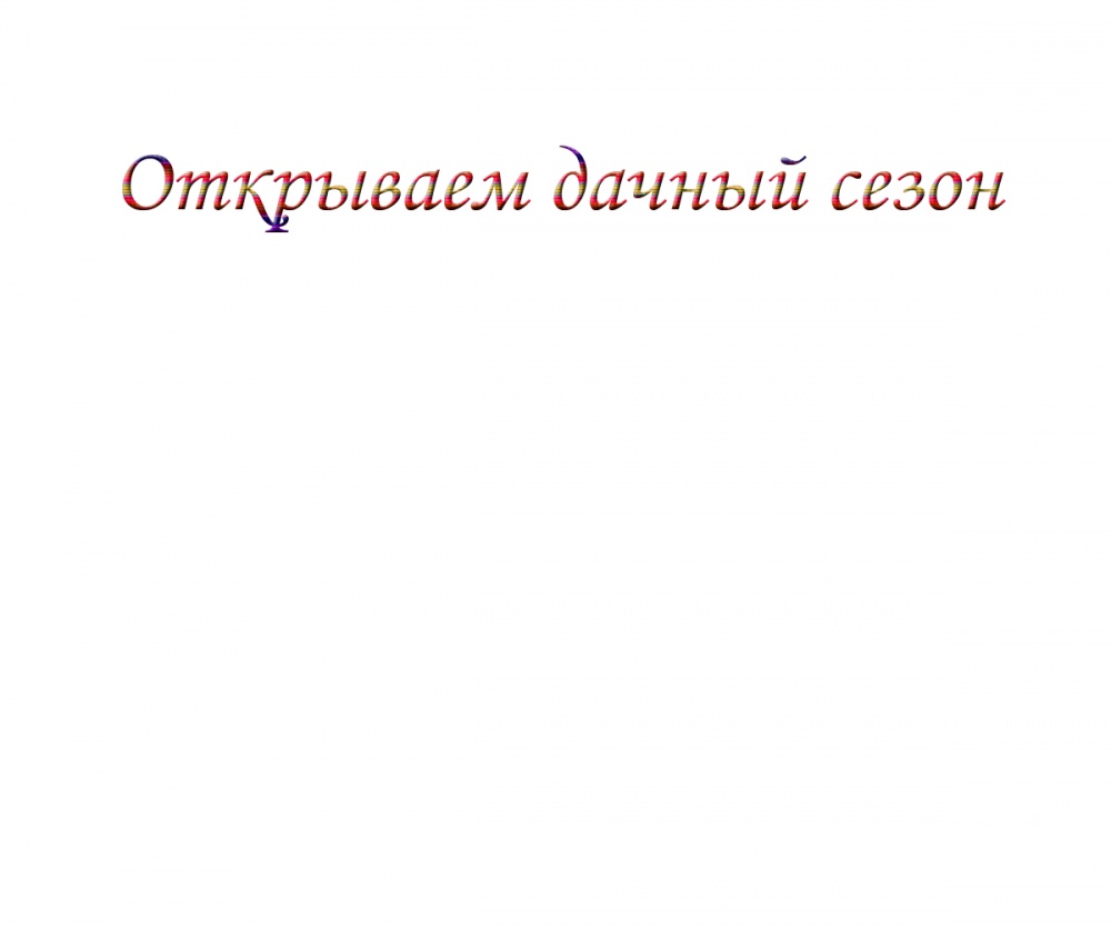 Открываем дачный сезон