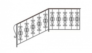 Перила кованые КП-37