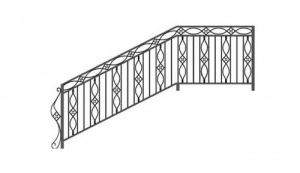 Перила кованые КП-30