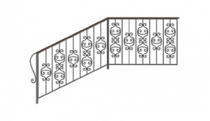 Перила кованые КП-36