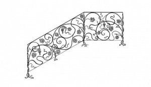 Перила кованые КП-40