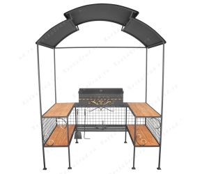 Мангал-беседка "Садовод BBQ"