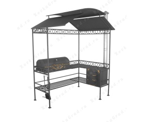 Мангал "Иксо BBQ" с печкой