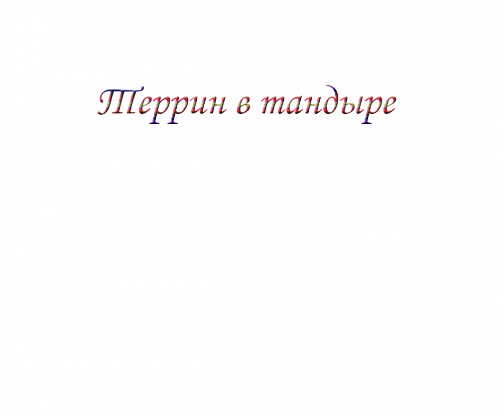 Террин в тандыре