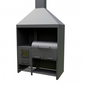 Мангал с крышей "Комфорт" 6 BBQ