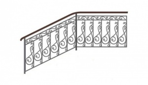 Перила кованые КП-39