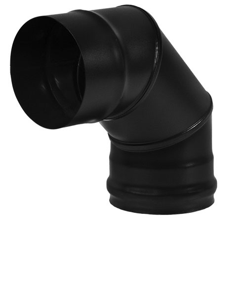 Колено 90° BLACK