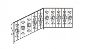 Перила кованые КП-38