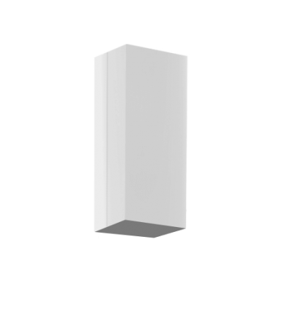 TРУБА 270Х270 ММ, L=1 М С ПЕРЕХОДНИКОМ (INOX)